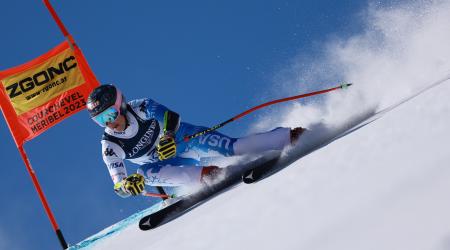 Bella Wright Skis the Super-G in Alpine Combined