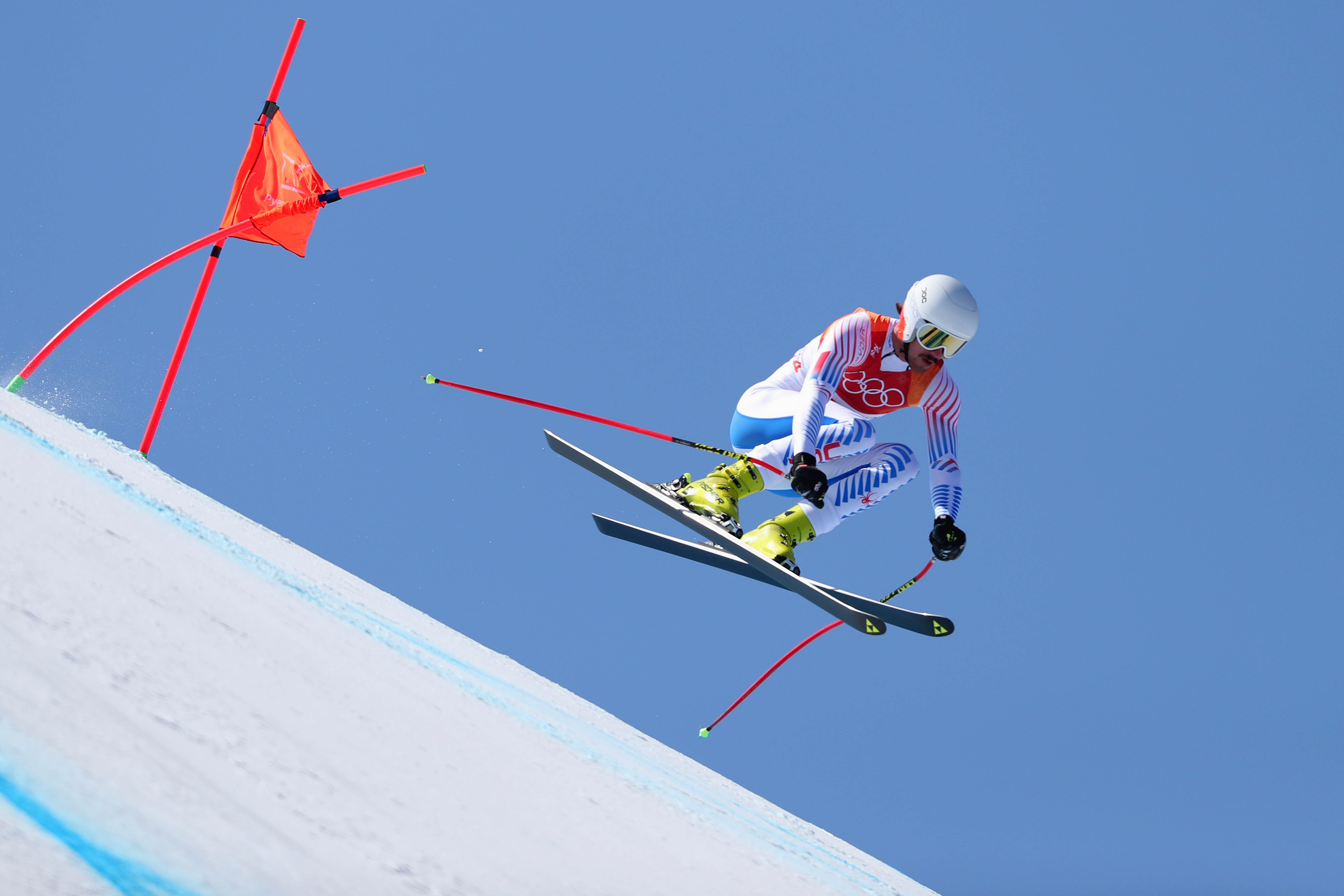 Bryce Bennett led Team USA in 16th at the Jeongseon Alpine Centre Thursday. (Getty Images - Tom Pennington)