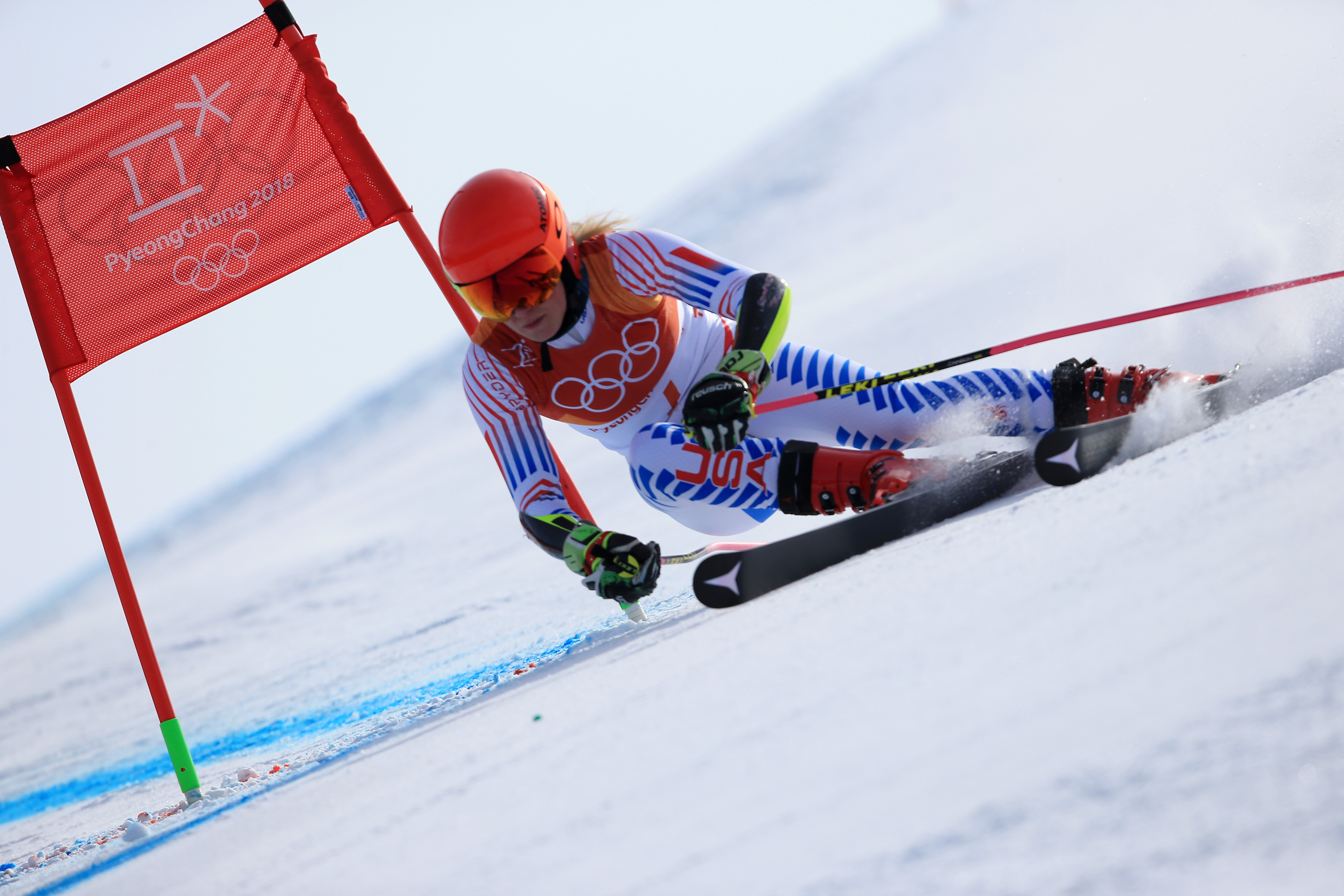 Mikaela Shiffrin won the giant slalom at the 2018 Olympic Winter Games in Pyeongchang-gun, South Korea. (Getty Images - Sean M. Haffey)