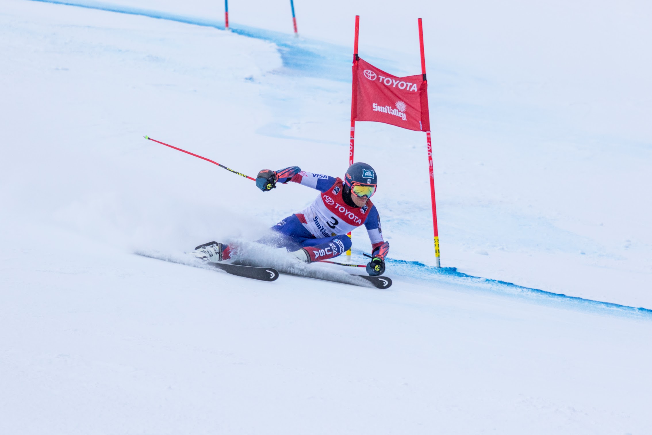 Tommy Ford won his ninth career national title in winning Sunday's giant slalom at the Toyota U.S. Alpine Championships. (Oliver Guy Photo @oliverguyphoto)