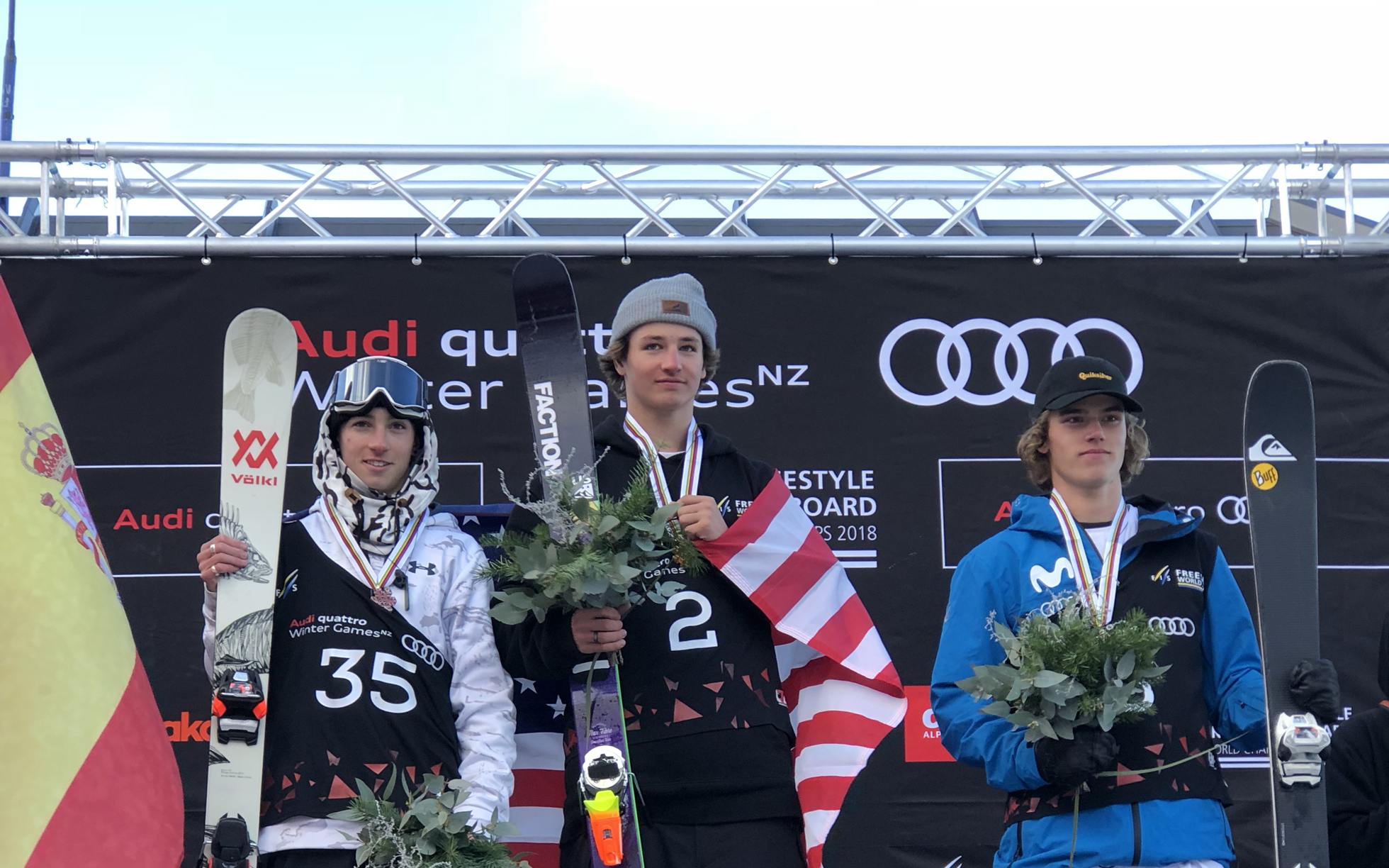 Men's Big Air Podium