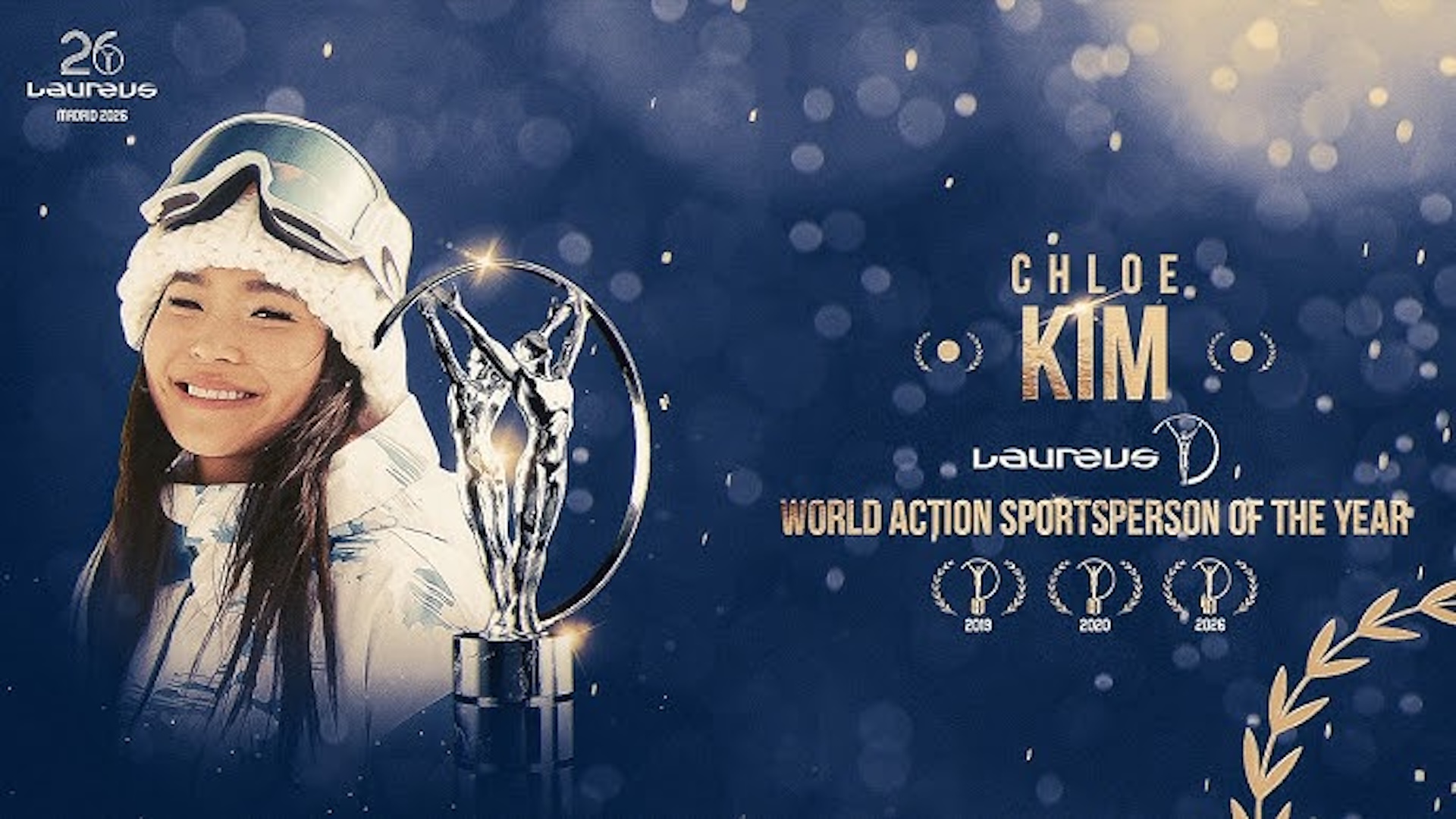 Chloe Kim Laureus