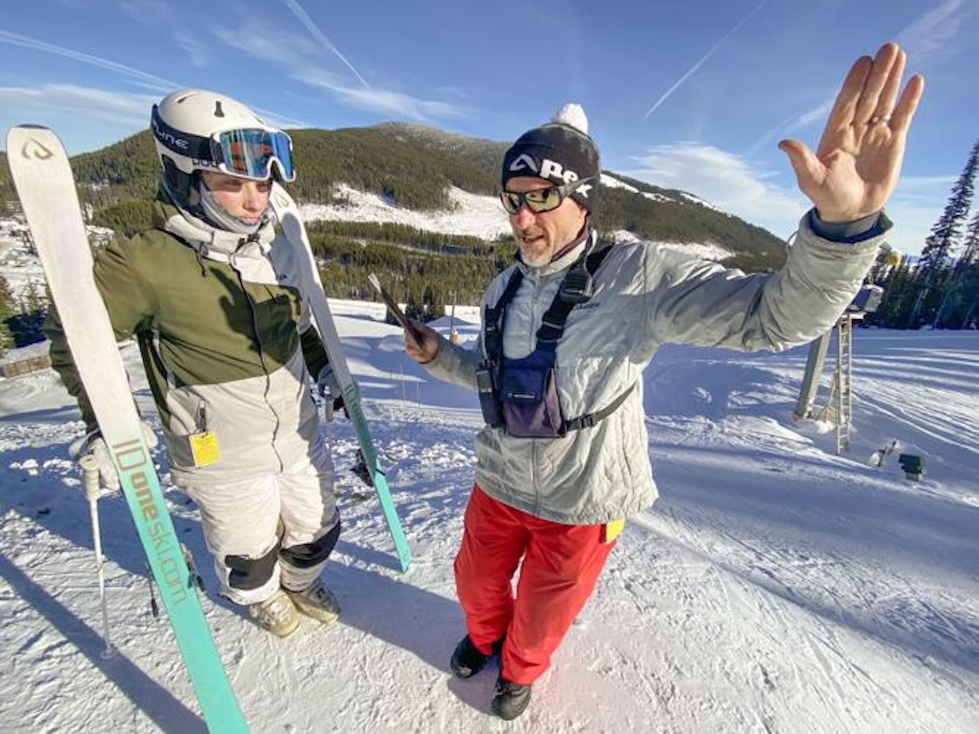 Rob Kober coaching an athlete