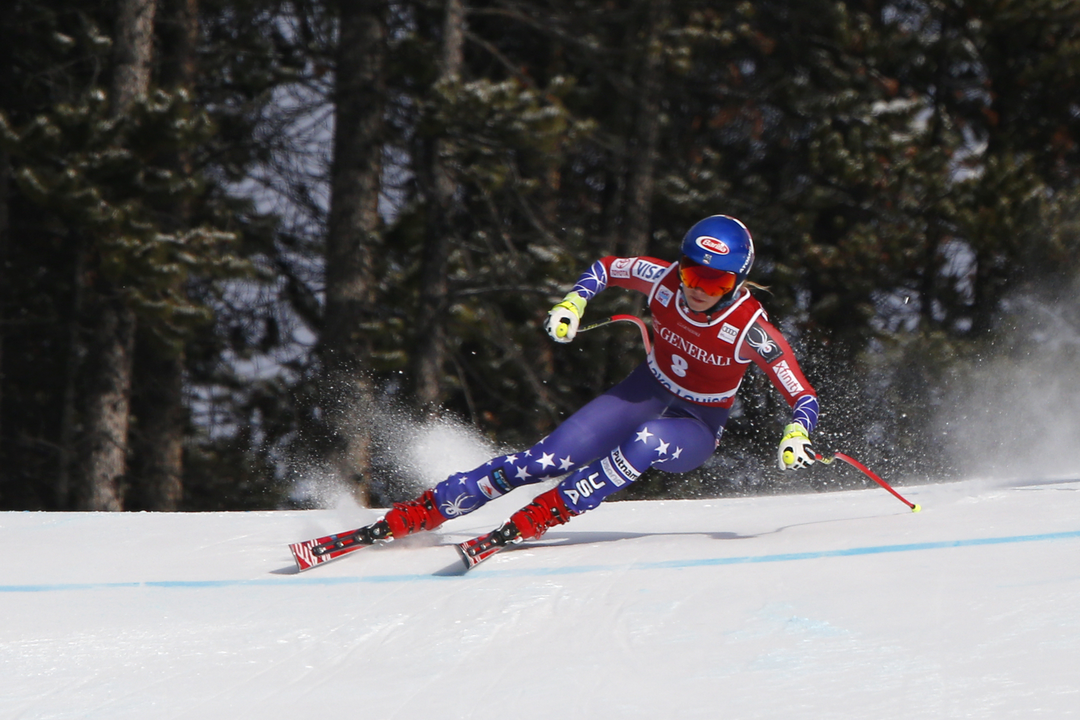 Mikaela Shiffrin Lake Louise 12-2-17