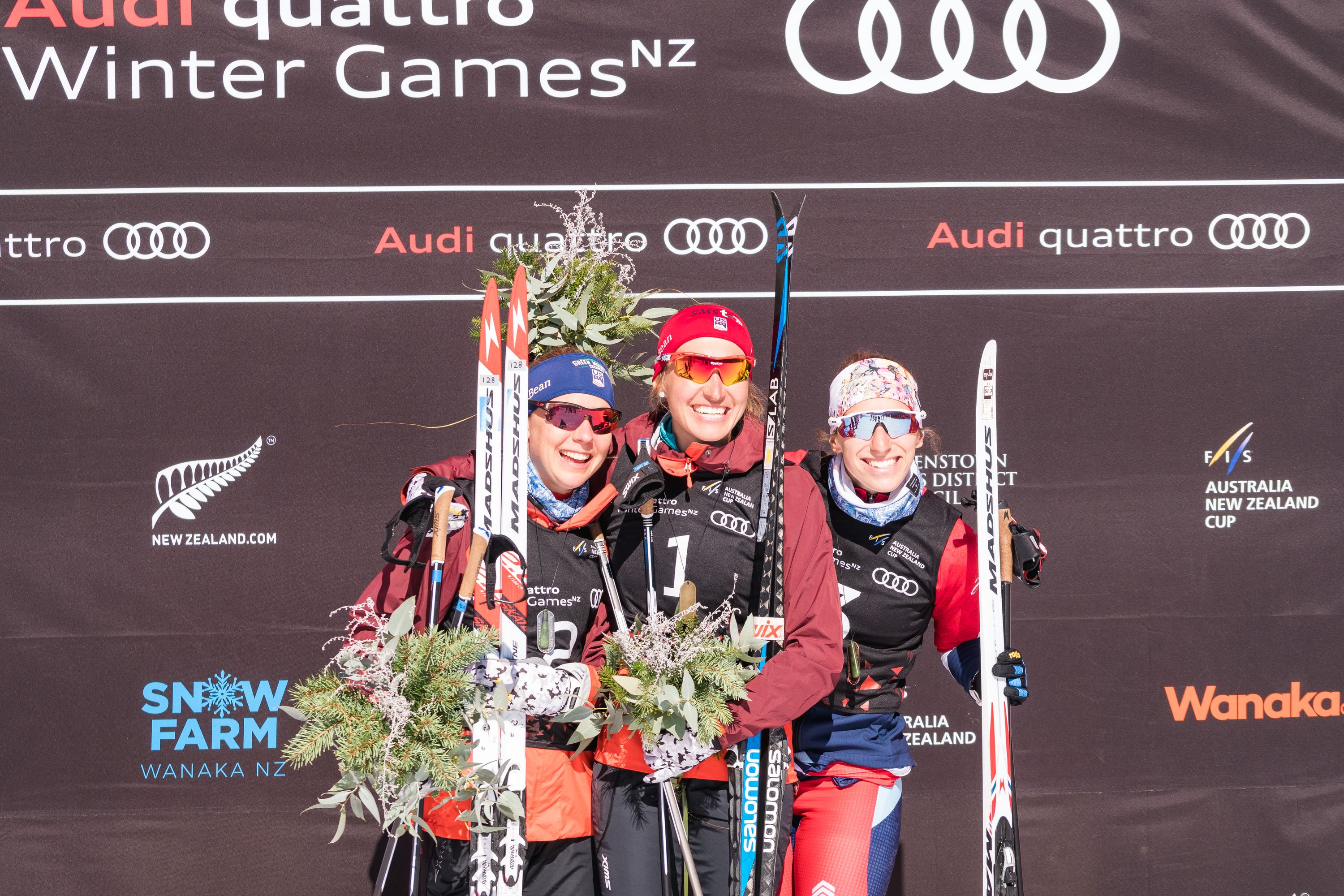 Sophie Caldwell led a U.S. sweep in the women’s freestyle sprint at the Winter Games NZ Wednesday