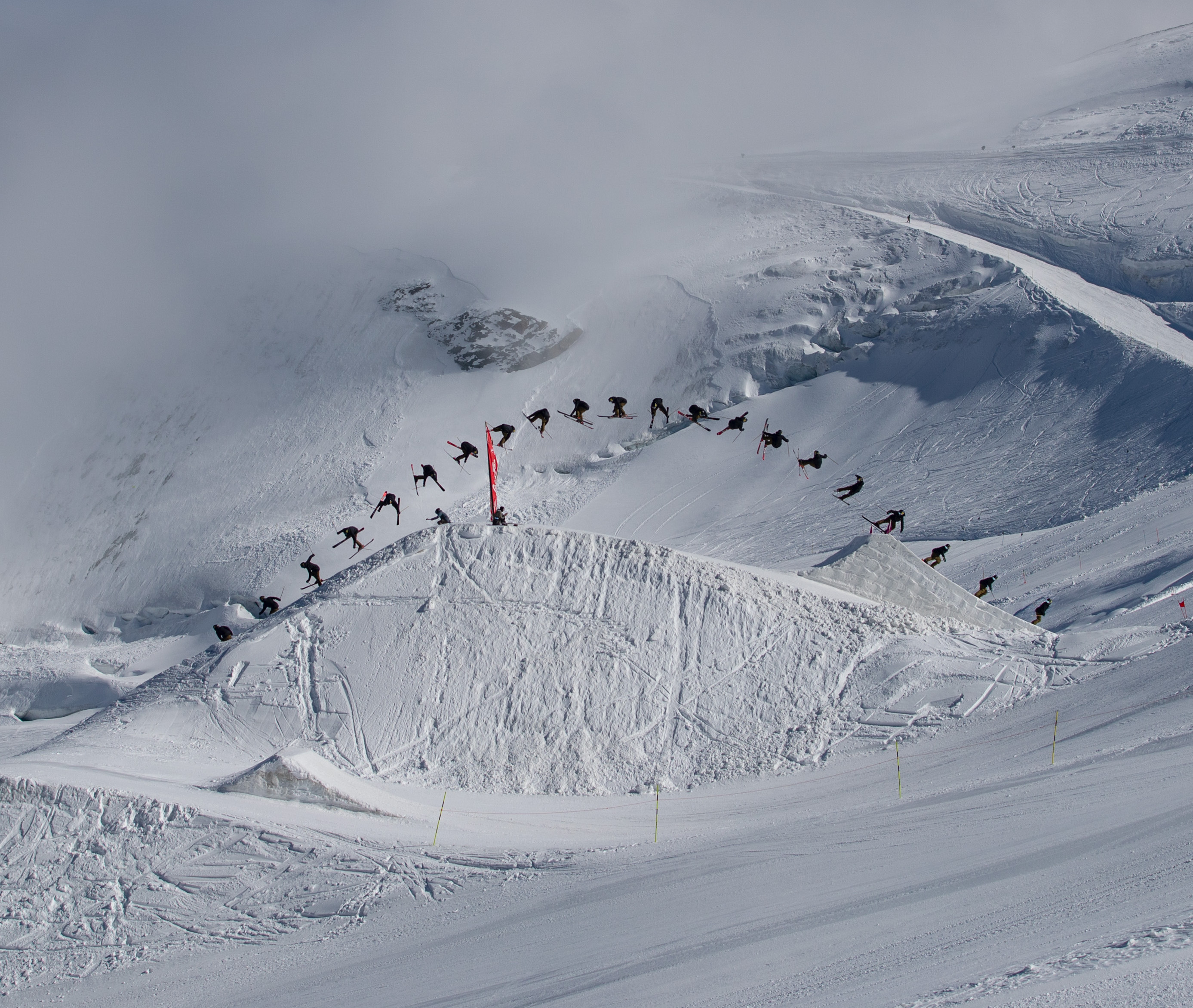 Alex Hall sequence jump shot in Switzerland.