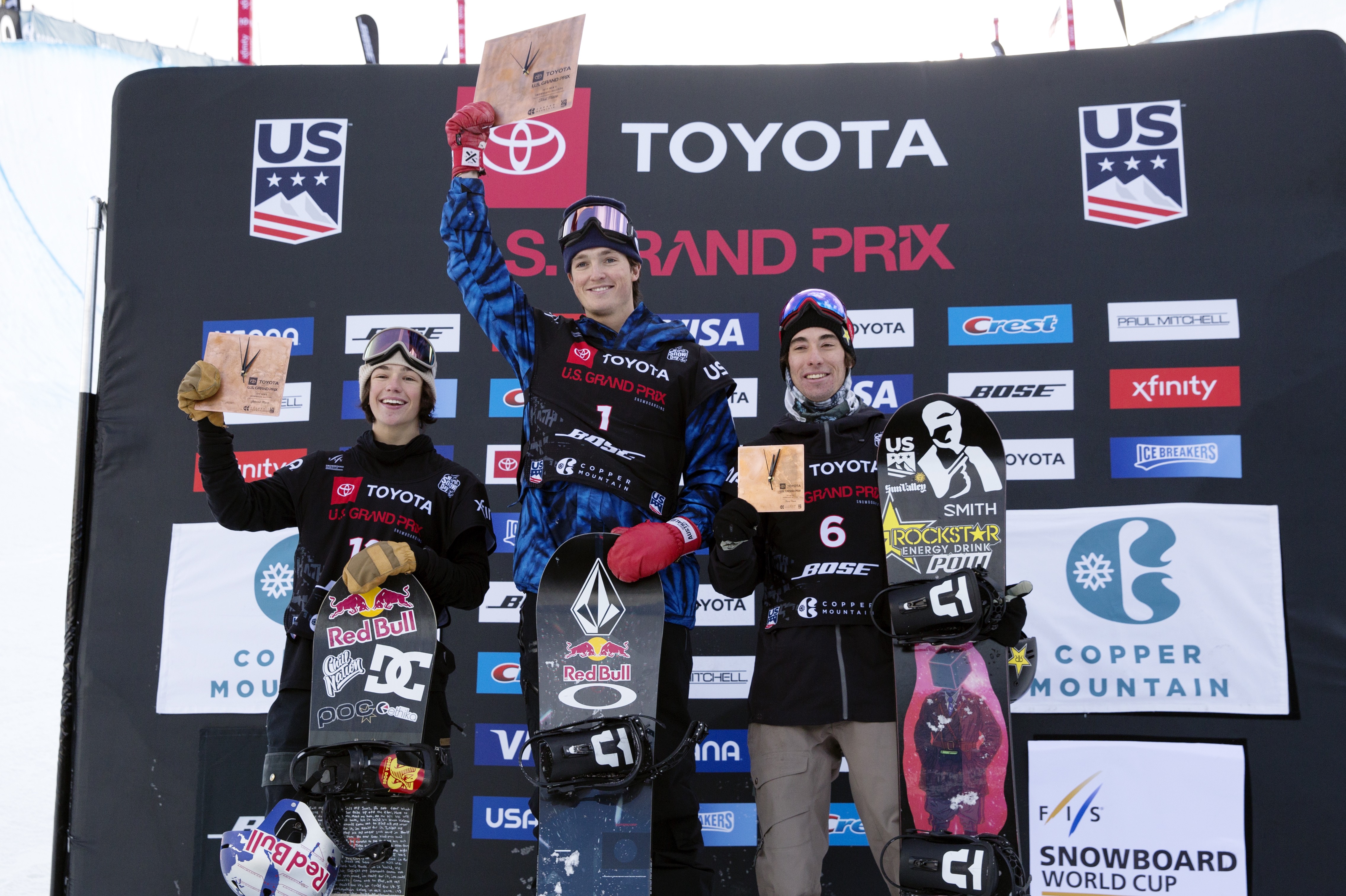 Men's Podium at Grand Prix.