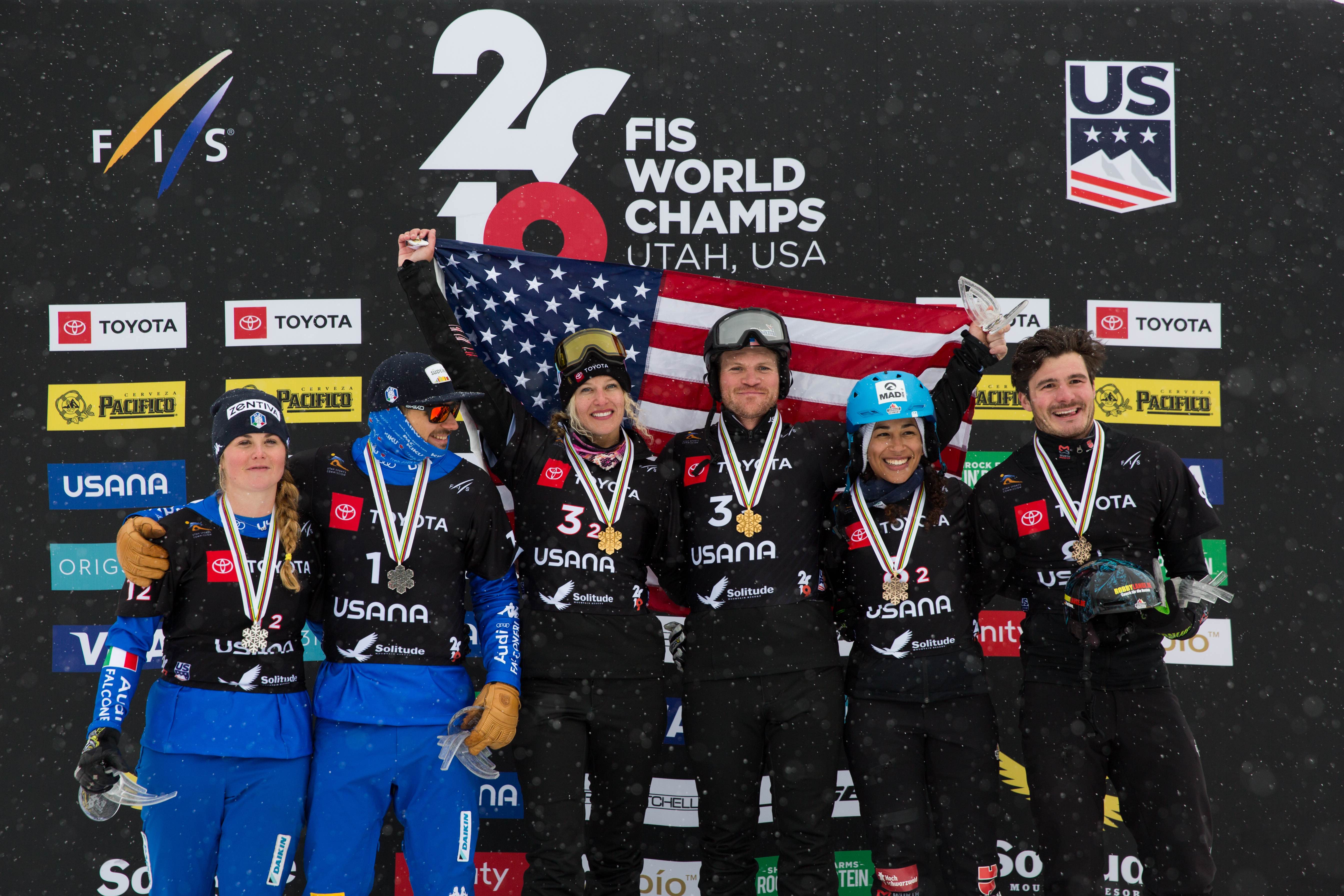 Mixed Team Podium