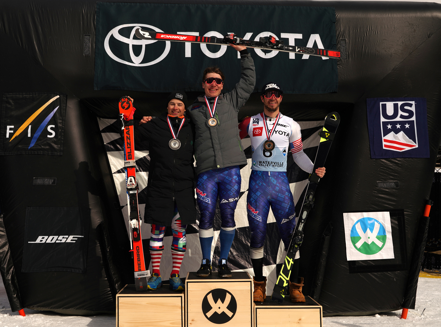Men's parallel podium. (Chris Cohen Images)