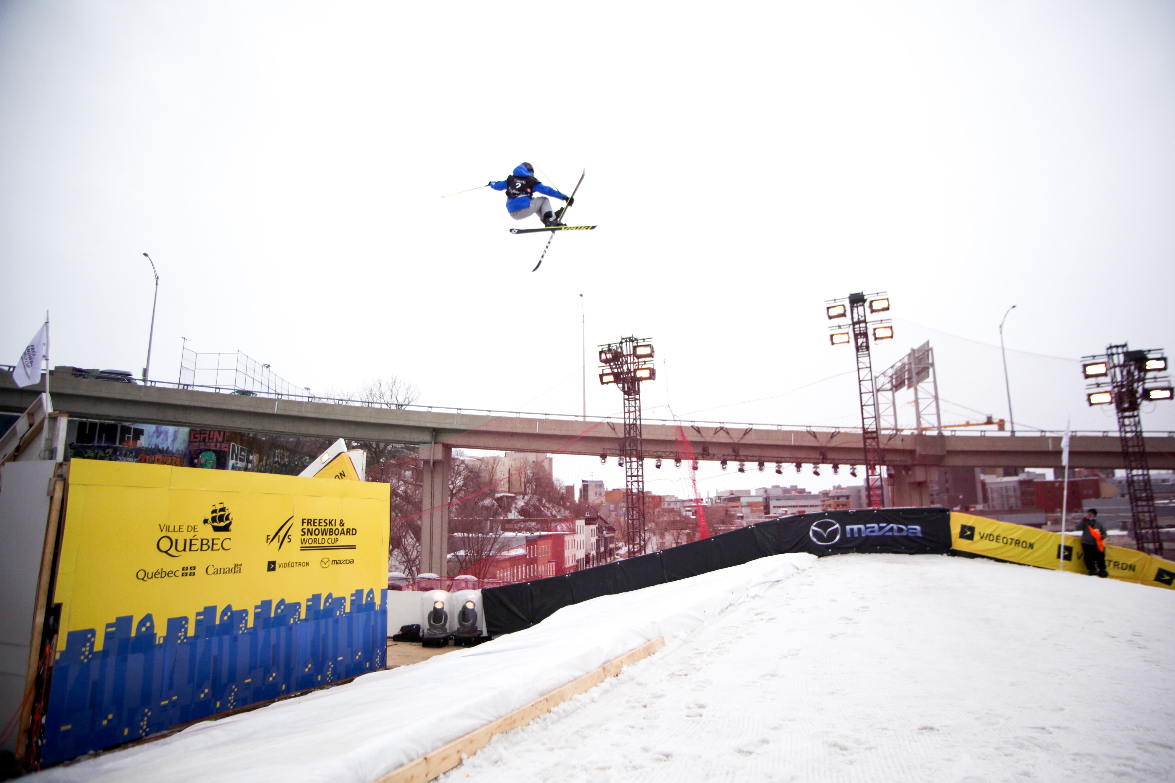 Freeskier in Quebec