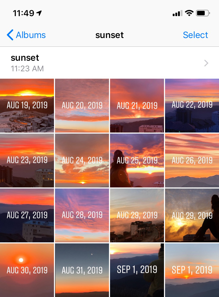 Chilean sunsets