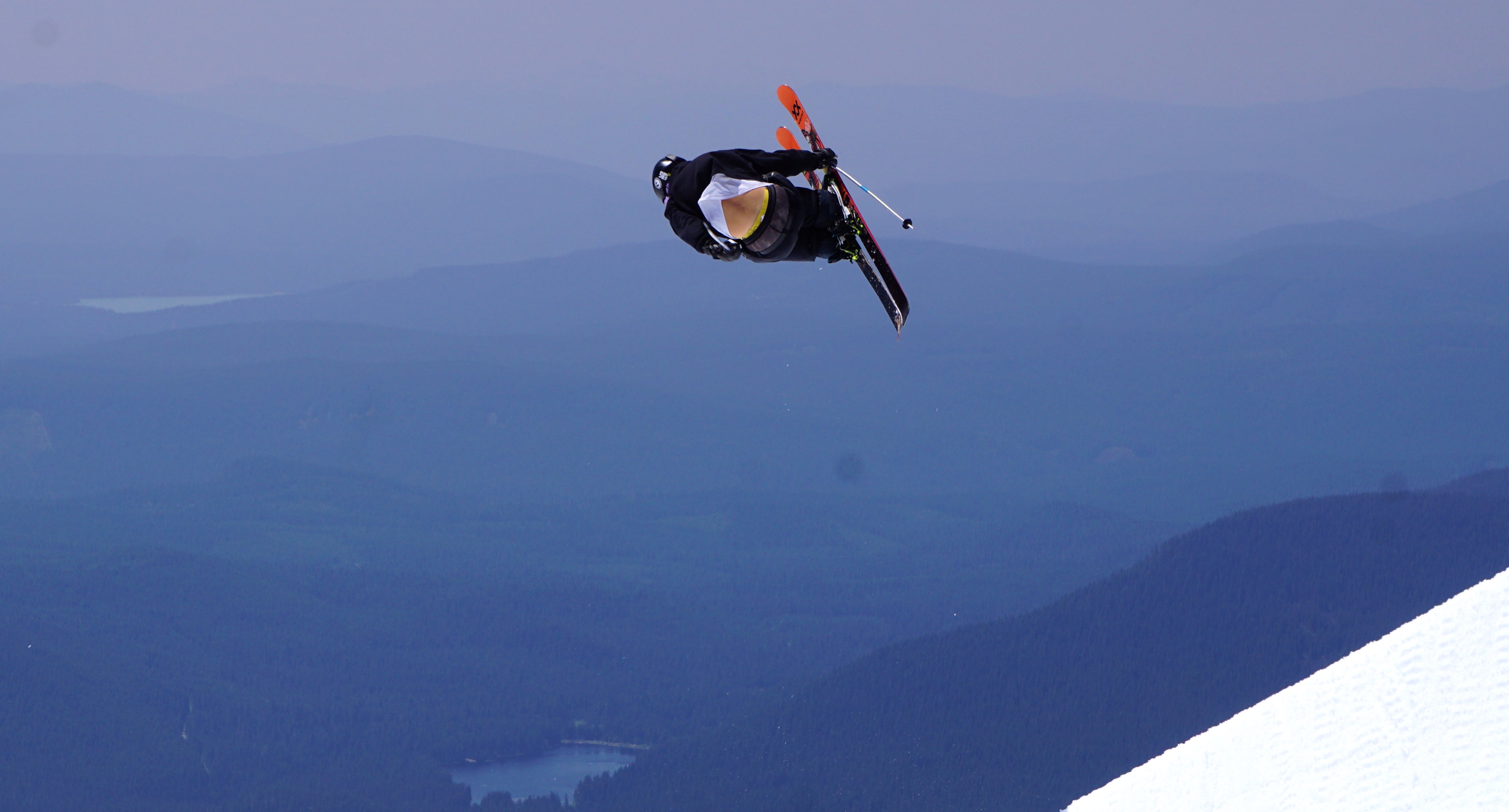 Hunter Hess training at Timberline Resort &amp; Ski Area in Mt. Hood, Ore. (U.S. Ski &amp; Snowboard - Mike Riddle)