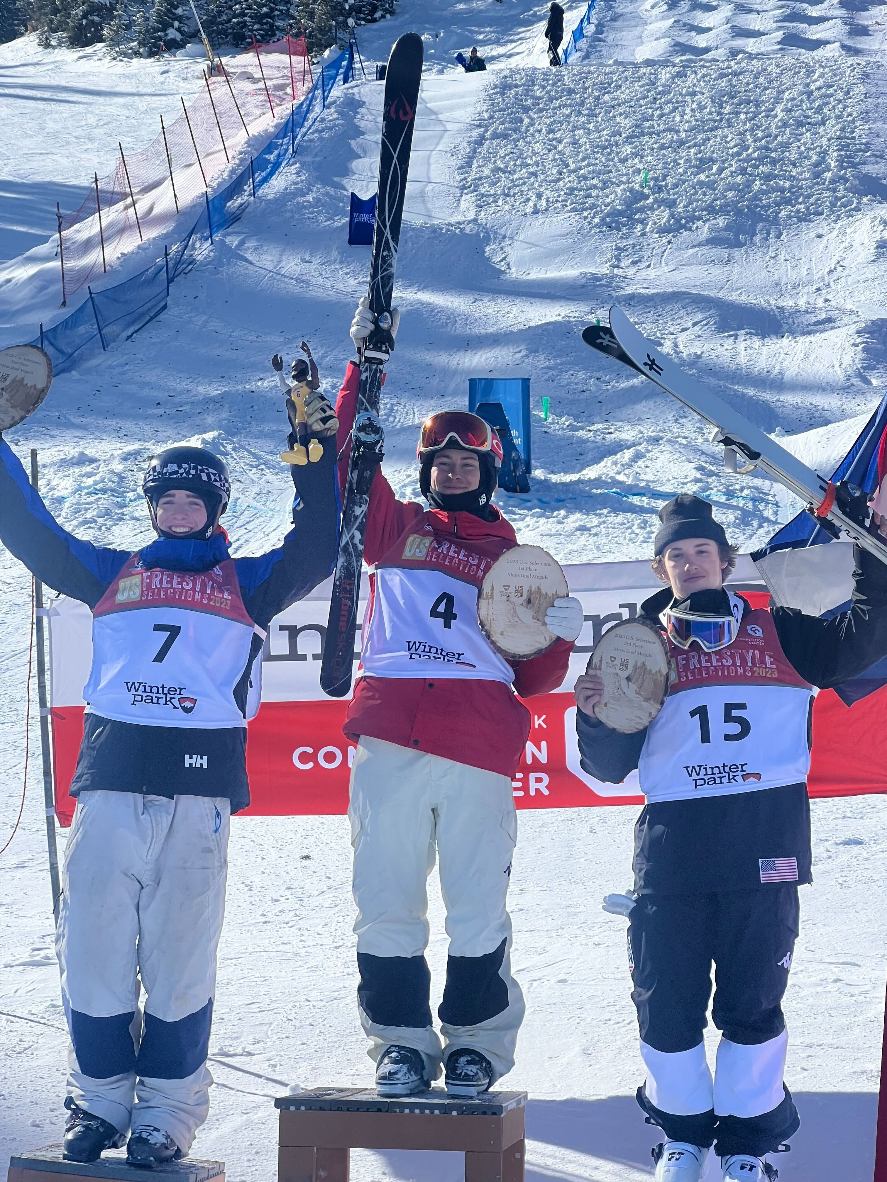 Men's podium