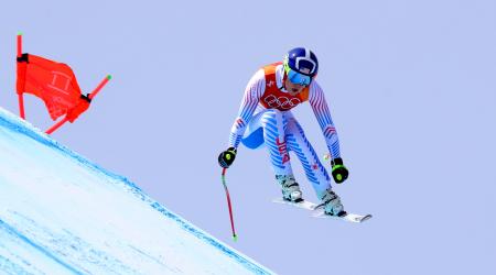 Lindsey Vonn took the downhill bronze medal Wednesday at the 2018 Olympic Winter Games. (Getty Images - Alexander Hassenstein)