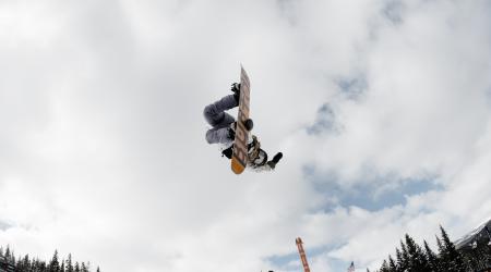 Chloe Kim at Copper Mountain Halfpipe.