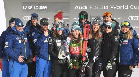 U.S. Team with Shiffrin