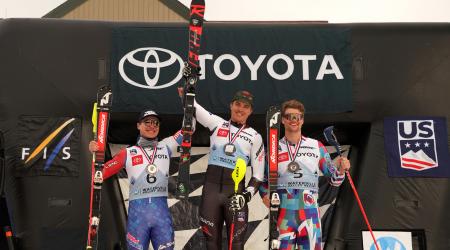 Men's podium