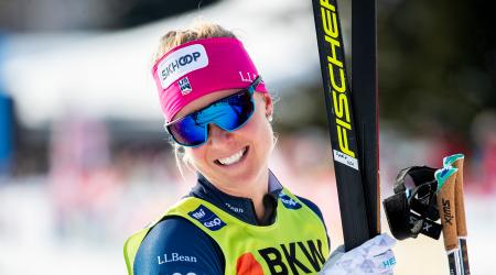 Sadie Maubet Bjornsen was the top U.S. finisher in Wednesday's fourth stage of the Tour de Ski.