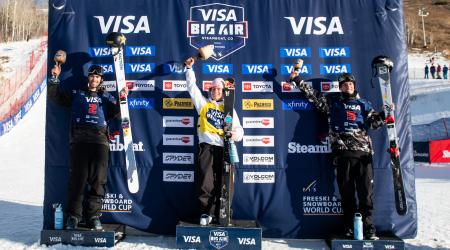 The men's Podium. 