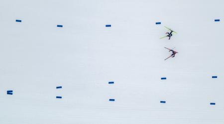 skiing