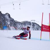 Luke Winters training in Sölden.