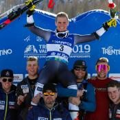 River Radamus Golden at World Champs in Val di Fassa, Italy