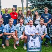 Mike Engel and Athletes