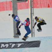 The women's SBX race. 