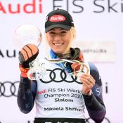 Mikaela Shiffrin slalom globe