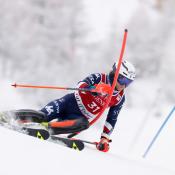 Jett Seymour competes in Val d'Isere