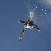 freestyle aerials skier