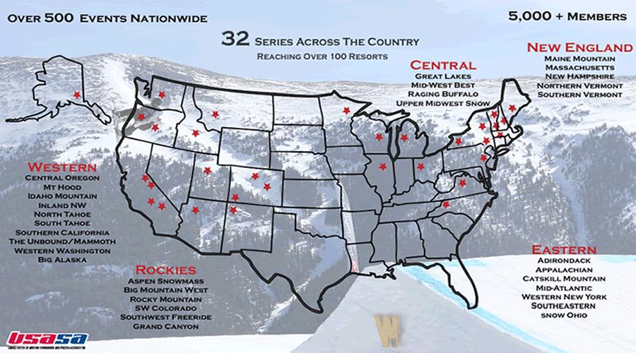 Freeski Regions &amp; Contacts